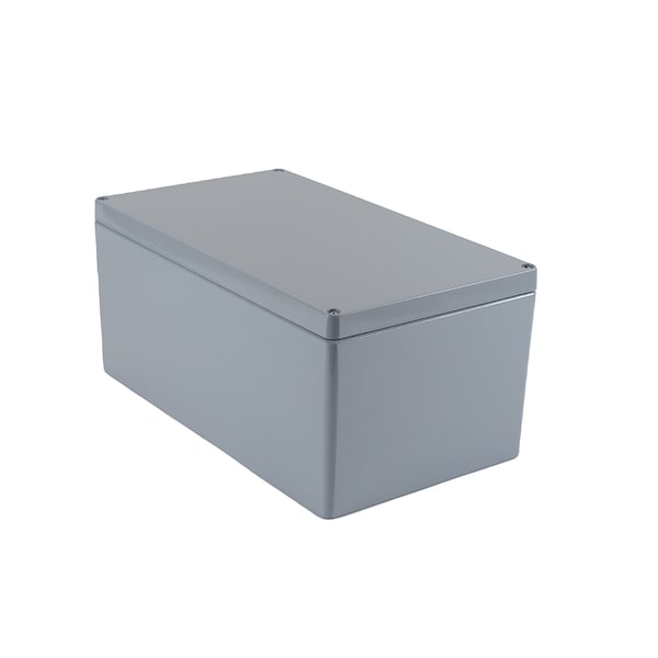 Hammond Screws Electrical Enclosures, 15-3/4 in H, 7.09 in D, 9.06 in W 1590Z250GY - main